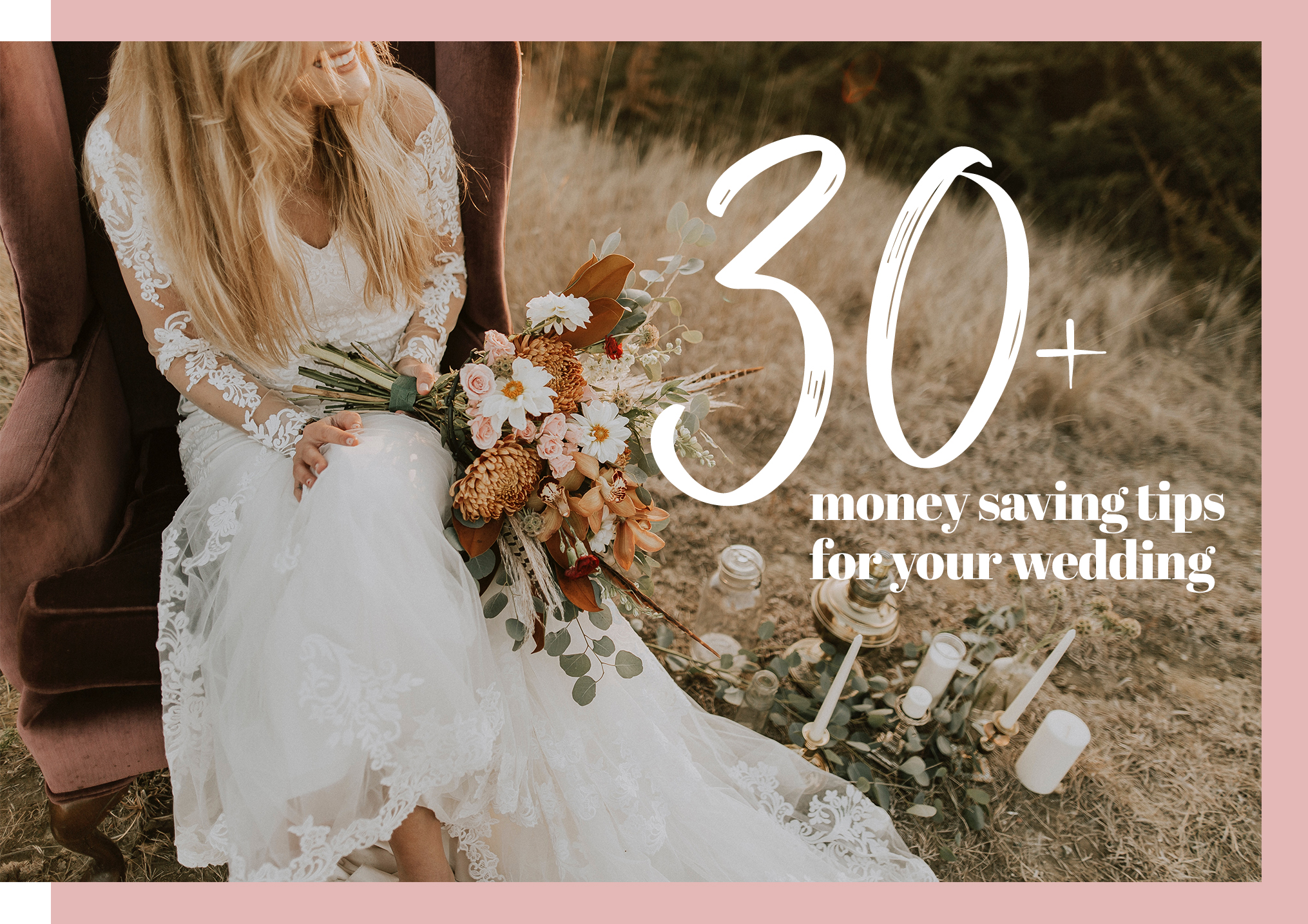 30-money-saving-tips-for-your-wedding-planning-how-to-save-budget-tips-set