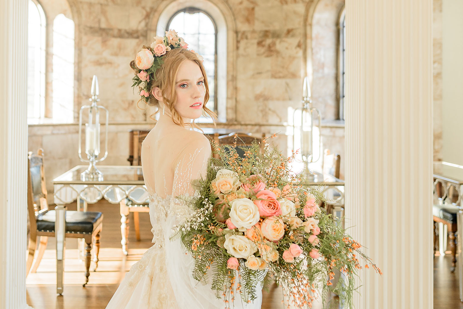 bridgerton-inspired-wedding-ideas-inspiration-gradeur-regal-bouquet-and-bells