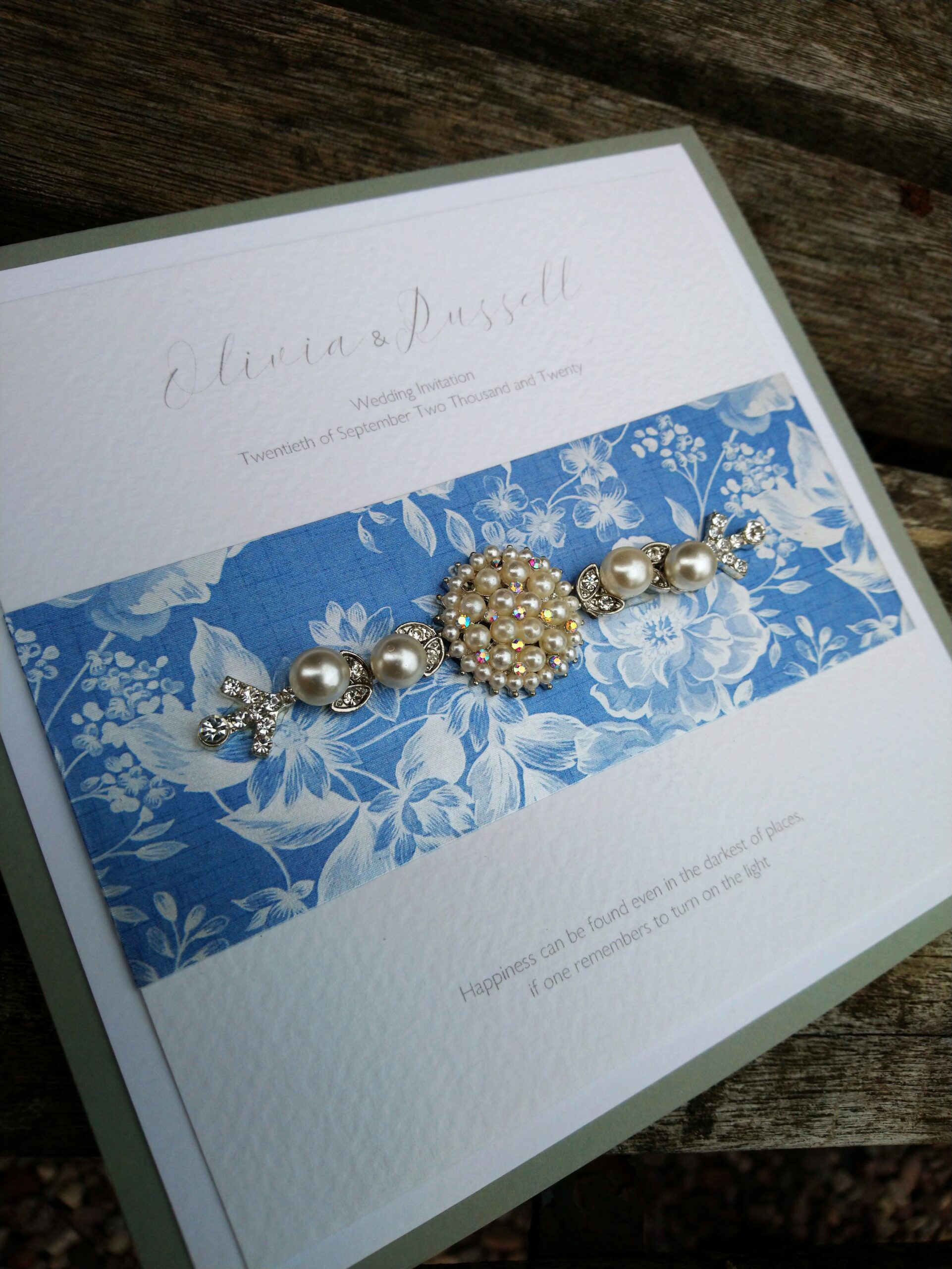 The Mont Blanc Event Stationery Company Bouquet & Bells