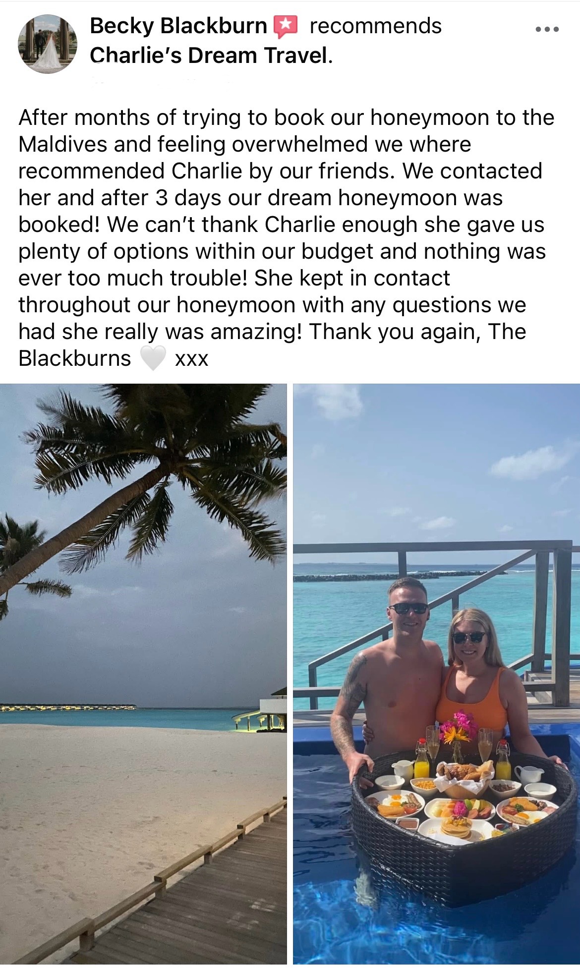 Charlie's Dream Travel - Bouquet & Bells Recommended Supplier-3